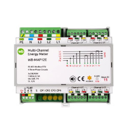 Multi-circuit energy meter WB-MAP12E